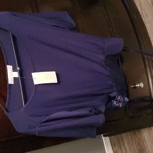 Michael Kors Navy fashion shirt
